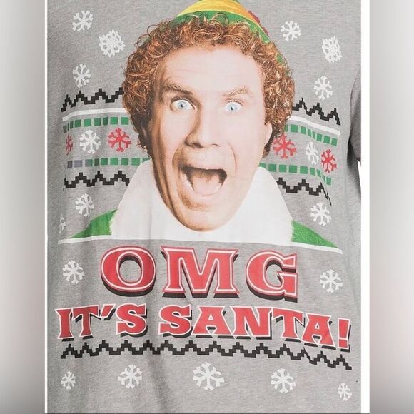 Elf “OMG, It’s Santa 2pc sleep set sz Large - Picture 6 of 6